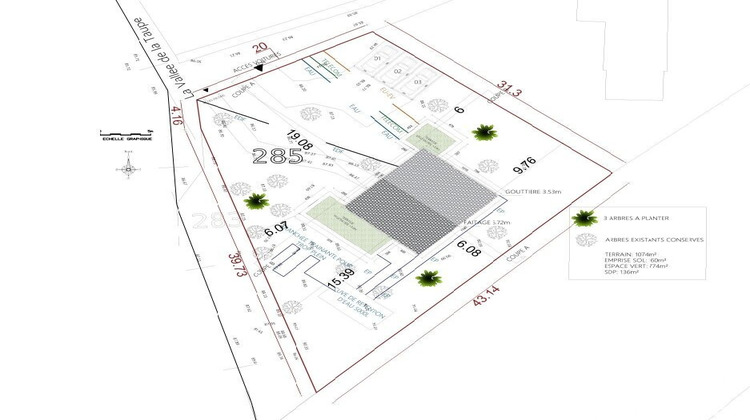Ma-Cabane - Vente Terrain Perdreauville, 1074 m²