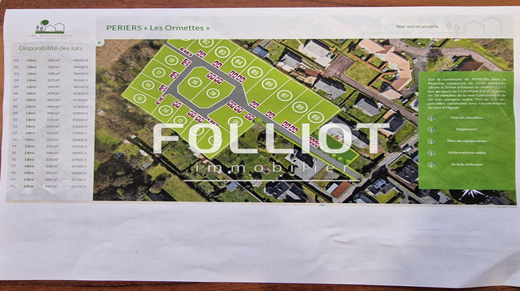 Ma-Cabane - Vente Terrain PERIERS, 1 m²