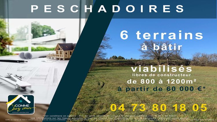 Ma-Cabane - Vente Terrain PESCHADOIRES, 804 m²