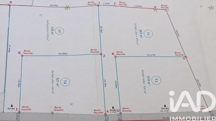 Ma-Cabane - Vente Terrain Petite-Île, 521 m²