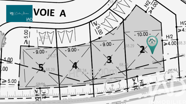 Ma-Cabane - Vente Terrain Pézilla-la-Rivière, 356 m²