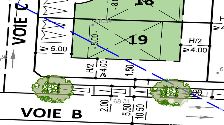 Ma-Cabane - Vente Terrain Pézilla-la-Rivière, 287 m²