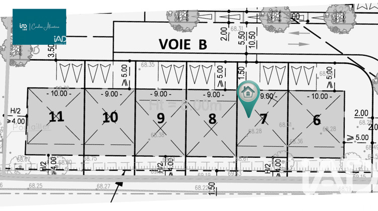 Ma-Cabane - Vente Terrain Pézilla-la-Rivière, 188 m²
