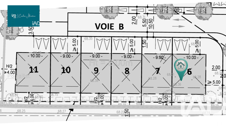 Ma-Cabane - Vente Terrain Pézilla-la-Rivière, 309 m²