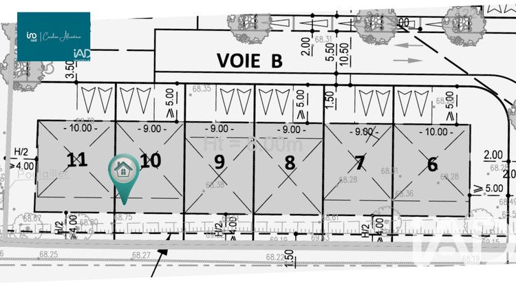 Ma-Cabane - Vente Terrain Pézilla-la-Rivière, 189 m²