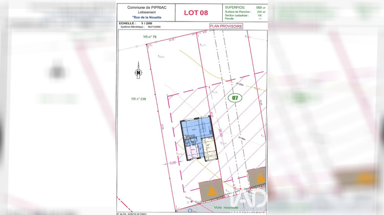 Ma-Cabane - Vente Terrain Pipriac, 569 m²