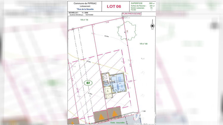 Ma-Cabane - Vente Terrain Pipriac, 593 m²