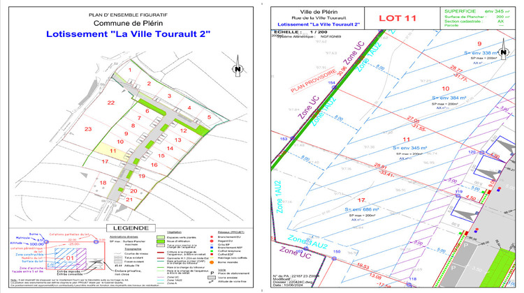 Ma-Cabane - Vente Terrain PLERIN, 343 m²