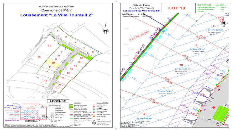 Ma-Cabane - Vente Terrain PLERIN, 384 m²