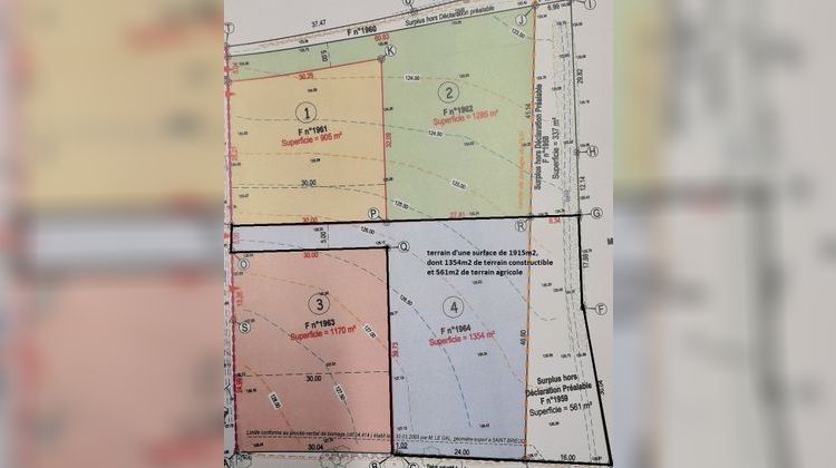 Ma-Cabane - Vente Terrain Plouagat, 1915 m²