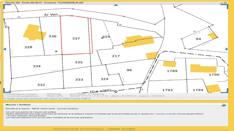 Ma-Cabane - Vente Terrain Plougonvelin, 800 m²