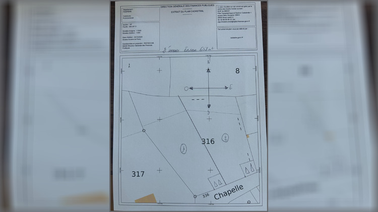 Ma-Cabane - Vente Terrain Plougoulm, 1316 m²