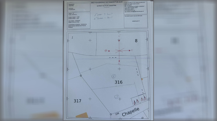 Ma-Cabane - Vente Terrain Plougoulm, 1316 m²