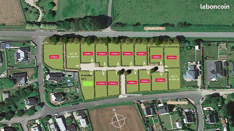 Ma-Cabane - Vente Terrain PLOUIGNEAU, 643 m²