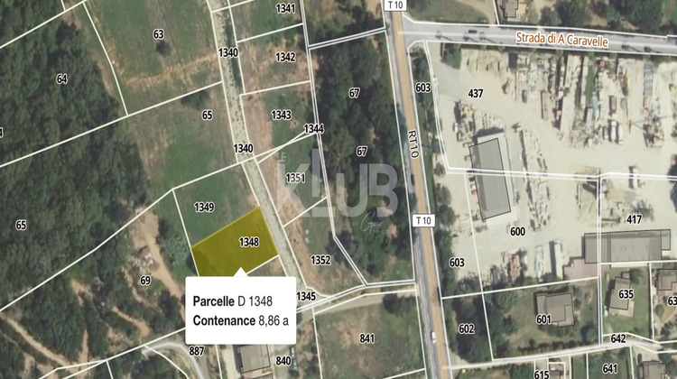 Ma-Cabane - Vente Terrain POGGIO-MEZZANA, 886 m²