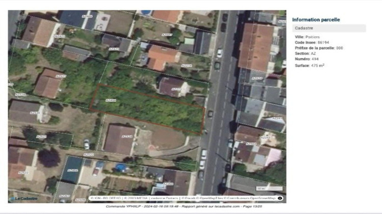 Ma-Cabane - Vente Terrain Poitiers, 475 m²