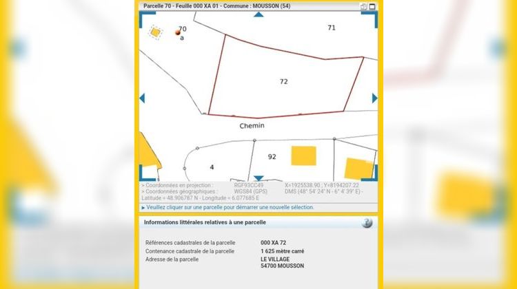 Ma-Cabane - Vente Terrain PONT A MOUSSON, 1625 m²