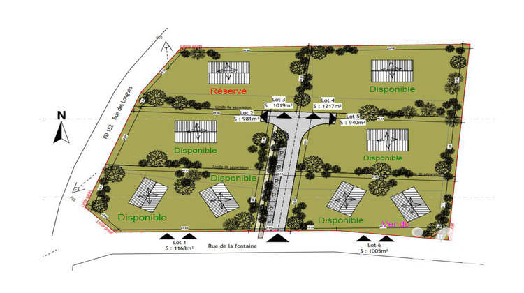 Ma-Cabane - Vente Terrain Pont-de-Poitte, 965 m²