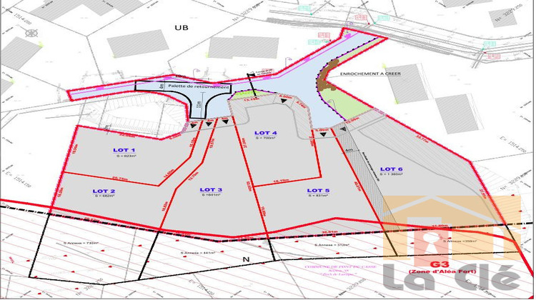 Ma-Cabane - Vente Terrain Pont-du-Casse, 618 m²