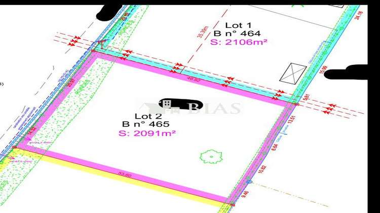 Ma-Cabane - Vente Terrain Pont-l'Évêque, 2091 m²