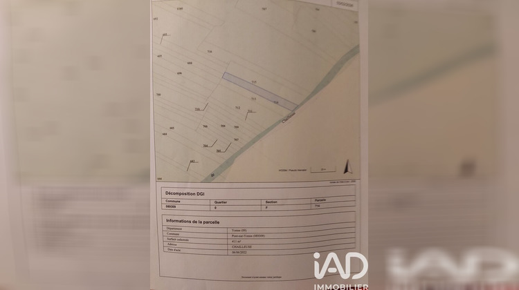 Ma-Cabane - Vente Terrain Pont-sur-Yonne, 9727 m²