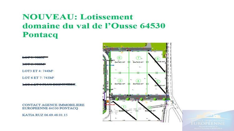 Ma-Cabane - Vente Terrain Pontacq, 744 m²