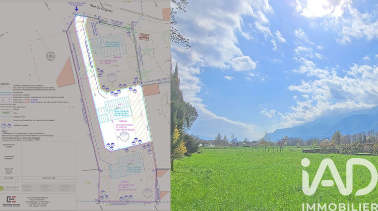 Ma-Cabane - Vente Terrain Pontcharra, 620 m²