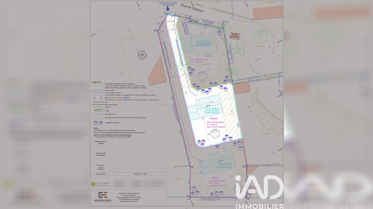 Ma-Cabane - Vente Terrain Pontcharra, 620 m²