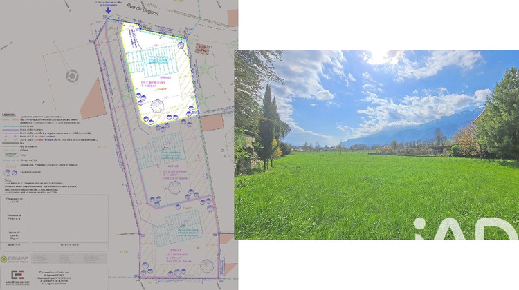 Ma-Cabane - Vente Terrain Pontcharra, 496 m²
