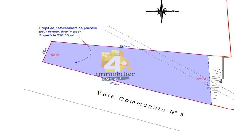 Ma-Cabane - Vente Terrain PONTCHATEAU, 376 m²