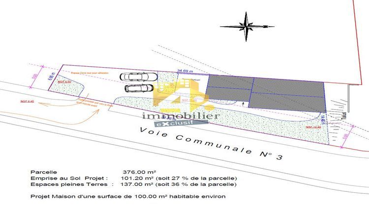 Ma-Cabane - Vente Terrain PONTCHATEAU, 376 m²