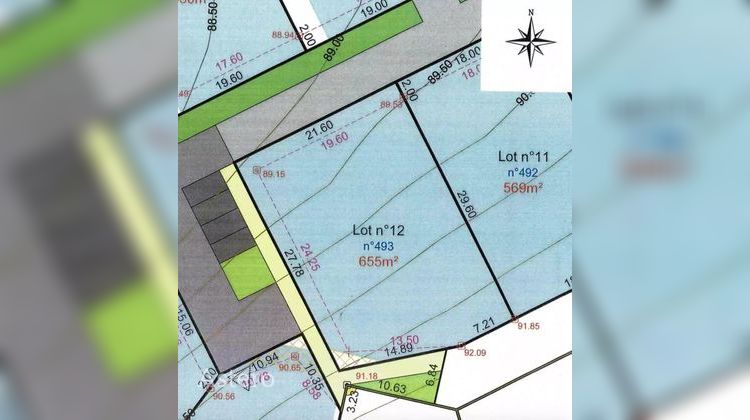 Ma-Cabane - Vente Terrain Pontivy, 655 m²