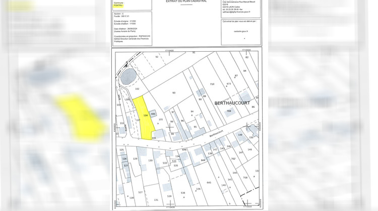 Ma-Cabane - Vente Terrain Pontru, 812 m²