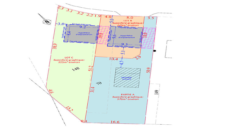 Ma-Cabane - Vente Terrain PORCHEVILLE, 555 m²