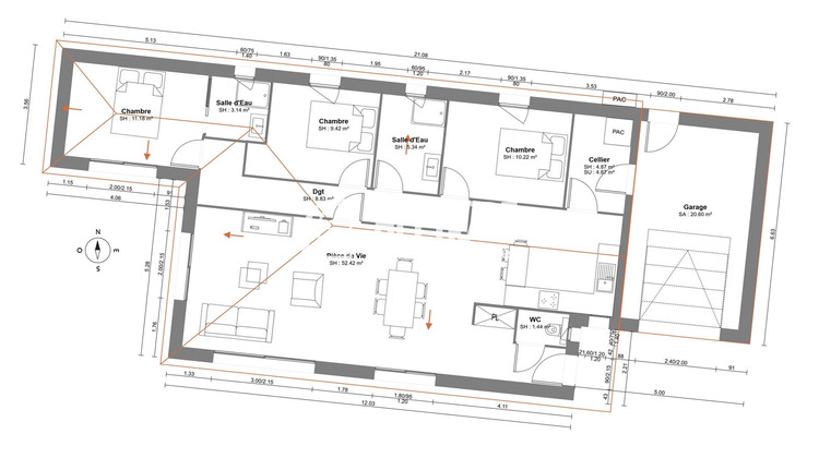 Ma-Cabane - Vente Terrain PORNIC, 578 m²