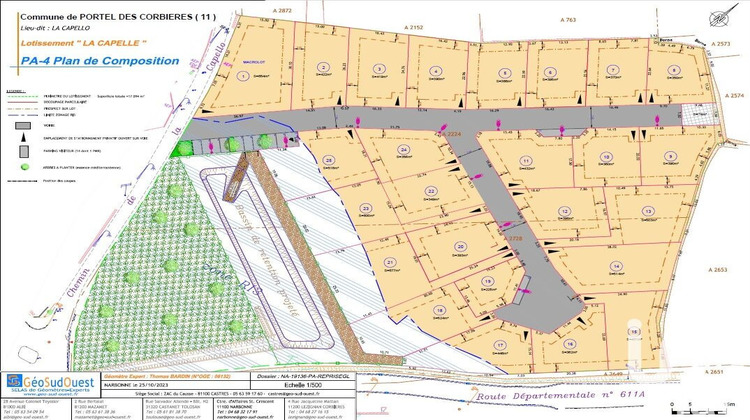Ma-Cabane - Vente Terrain Portel des Corbières, 422 m²