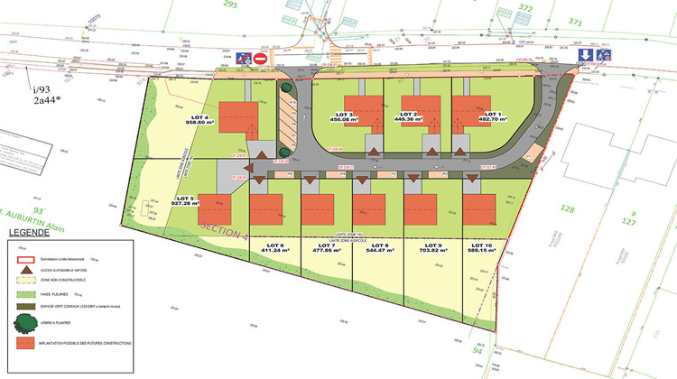 Ma-Cabane - Vente Terrain POURNOY-LA-GRASSE, 477 m²