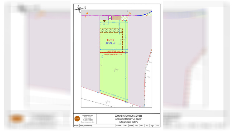 Ma-Cabane - Vente Terrain POURNOY-LA-GRASSE, 703 m²