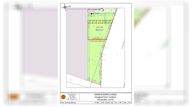 Ma-Cabane - Vente Terrain POURNOY-LA-GRASSE, 589 m²