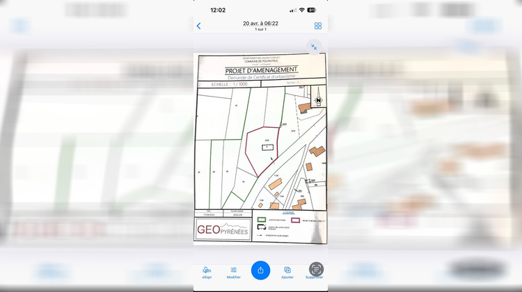 Ma-Cabane - Vente Terrain POUYASTRUC, 2247 m²