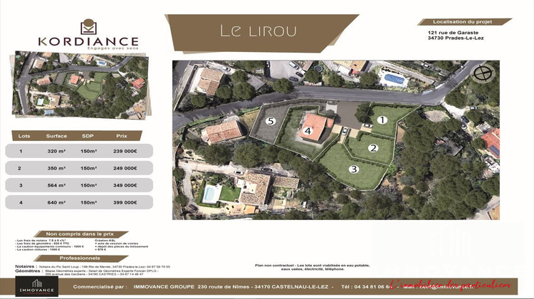 Ma-Cabane - Vente Terrain Prades-le-Lez, 558 m²