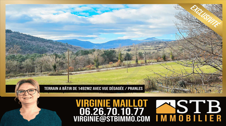 Ma-Cabane - Vente Terrain Pranles, 1492 m²