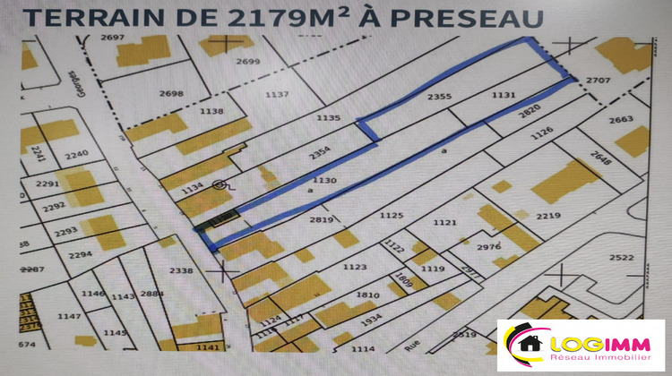 Ma-Cabane - Vente Terrain Préseau, 2179 m²