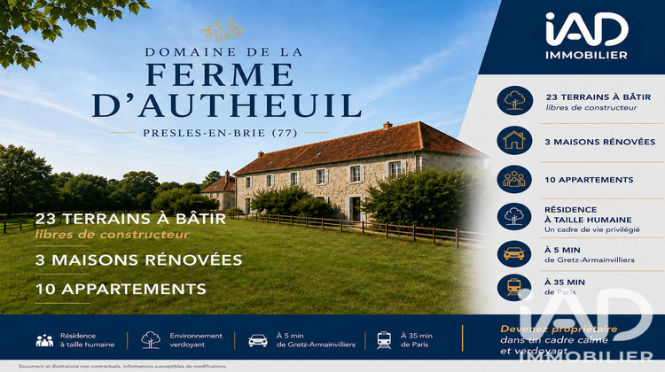 Ma-Cabane - Vente Terrain Presles-en-Brie, 301 m²