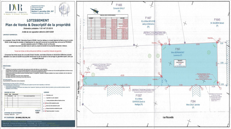 Ma-Cabane - Vente Terrain Prosnes, 766 m²