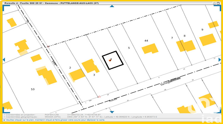 Ma-Cabane - Vente Terrain Puttelange-Aux-Lacs, 1522 m²