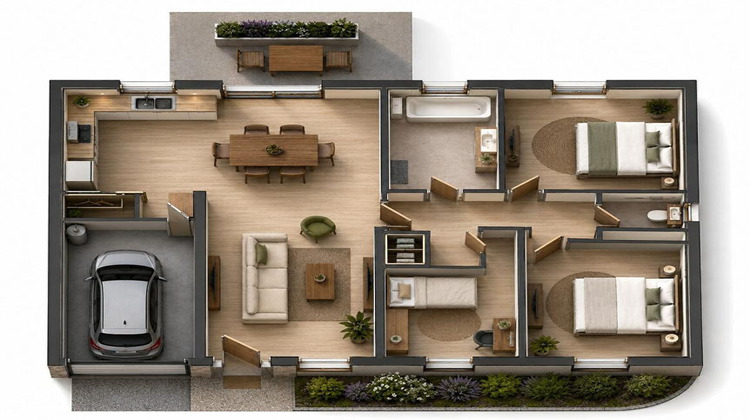 Ma-Cabane - Vente Terrain PUYCASQUIER, 1000 m²