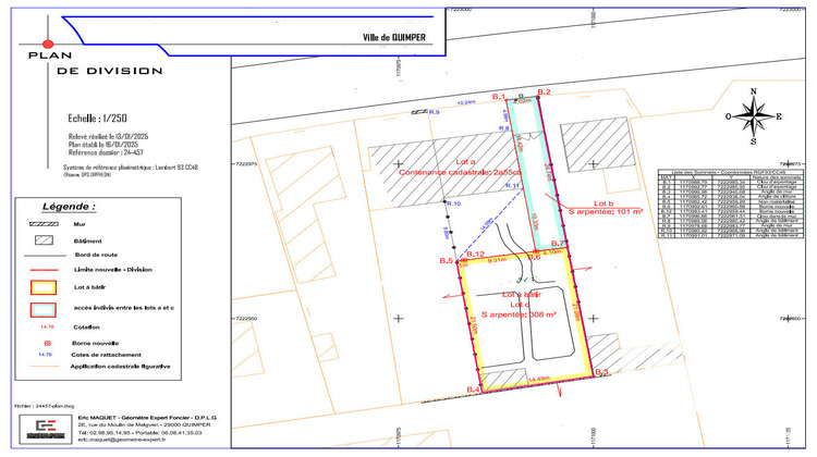 Ma-Cabane - Vente Terrain QUIMPER, 308 m²