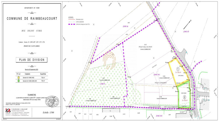 Ma-Cabane - Vente Terrain Raimbeaucourt, 700 m²