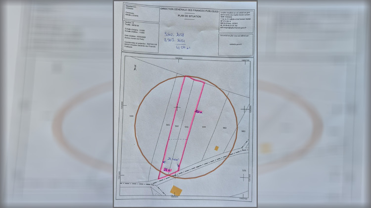 Ma-Cabane - Vente Terrain Raon-l'Etape, 4109 m²